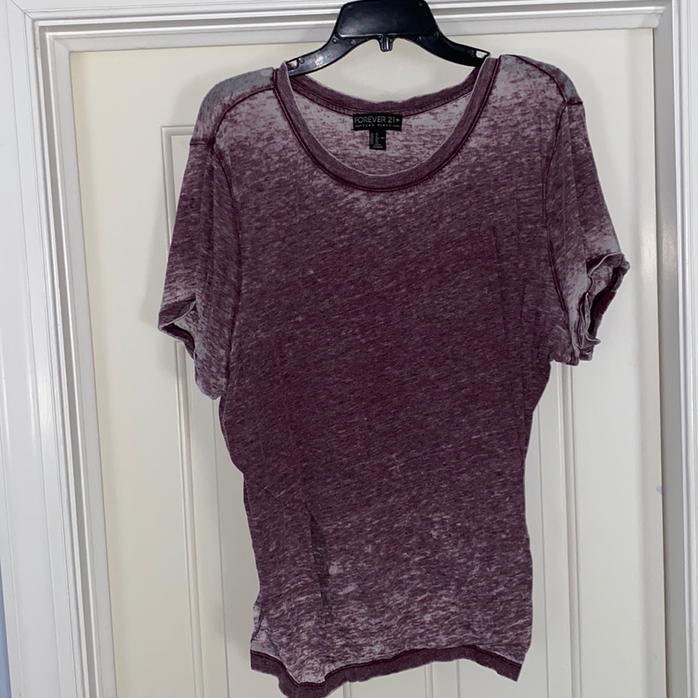 Purple Forever 21 t-shirt